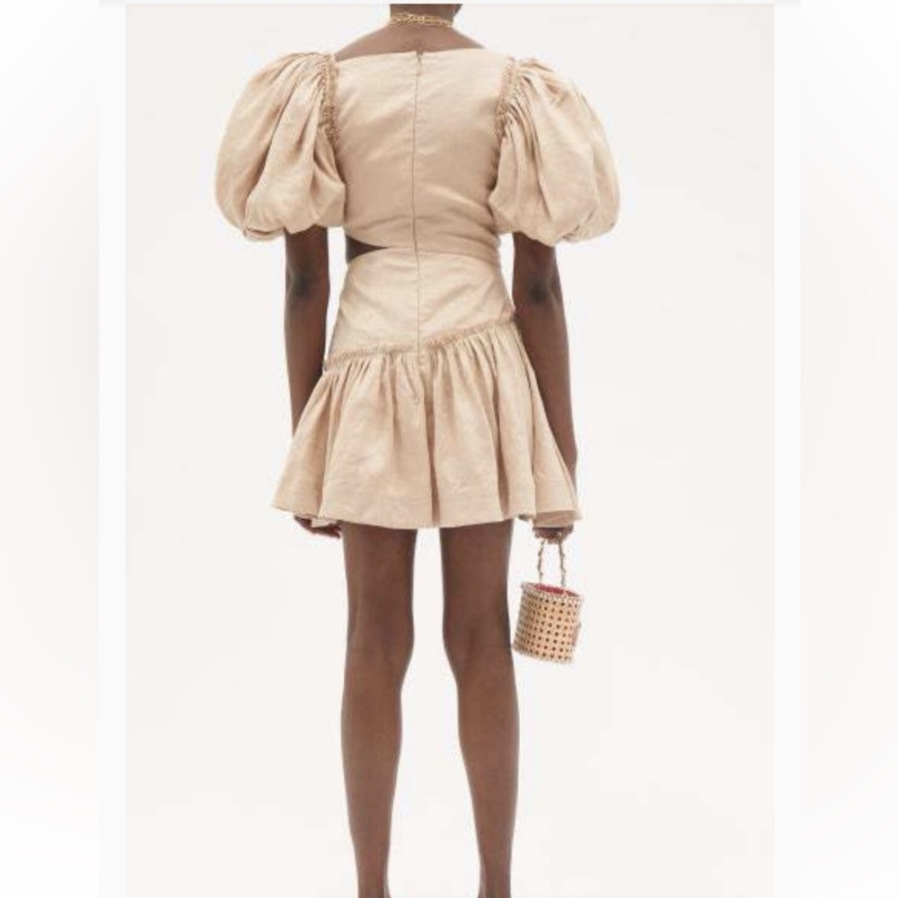 Aje tan Chateau cutout mini dress - Picture 2 of 7